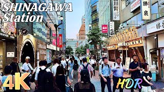 【4K HDR】Arriving at Shinagawa Station - Tokyo, Japan Walk (品川駅 • 東京) 🚉 [Tokyo Walk]🇯🇵