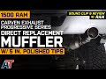 2009-2018 RAM 1500 Carven Exhaust Progressive Series Muffler w/ Polished Tips Sound Clip & Review