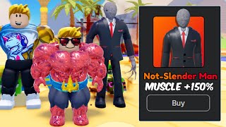 I Unlocked Slender Man Trainer In Gym Star Simulator