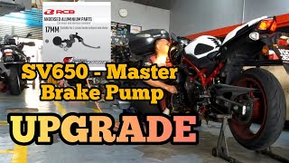 SV650 - RCB Warehouse Sale + RCB S1 17MM Master Brake Pump Upgrade