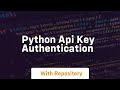 python api key authentication