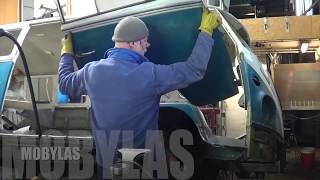 VW T1, cabin restoration, Restauration, Schweißkurse und Oldtimerseminare bei Mobylas,