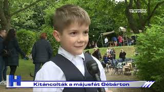 Kitáncolták a májusfát Gébárton – ZTV Híradó 2022-06-01