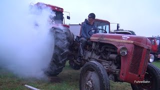 Crazy Ferguson Tractor Burnout \u0026 Donuts Schlagresdorf 2014