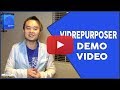 VidRepurposer Demo Video Preview - get *BEST* Bonus and Review HERE!