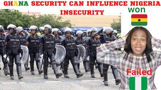 SHOCKING! GHANA SECURITY  WON OVER NIGERIA INSECURITY.