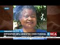 Zimbabwe politics | Opposition MPs arrested over funeral