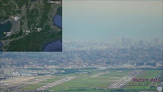 2020.07.15 滑走路32L閉鎖｜大阪空港ライブカメラ