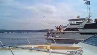 47 Foot Fountain Lightning with twin 1250 HP Sterlings in Seattle