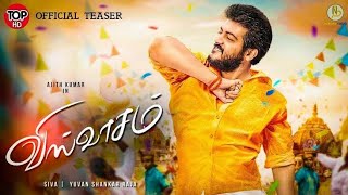 viswasam official Teaser in Tamil-Ajith-siruthai siva-trend music