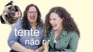 TENTE NÃO RIR - COM A MINHA MÃE! | Livian Aragão