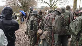 * BATTLE OF THE BULGE TOUR. Re-enactment segment at Manhay - Grandmenil nr Bastoyne.