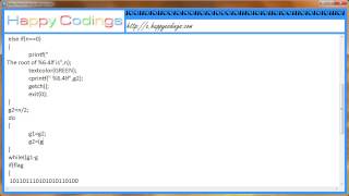 Square root of a number without using Built In Function C Code Example