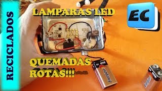 What to do with a broken led lamp, the Juntamugre comes back !!!!