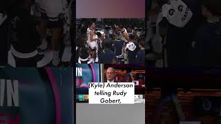 Woj explains what went down between Rudy Gobert and Kyle Anderson | #shorts | NYP Sports