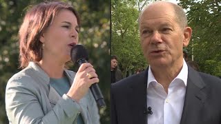 Duell in Potsdam: Scholz und Baerbock kämpfen um denselben Wahlkreis