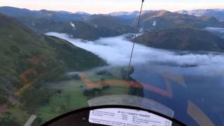 Ullswater UK Lakes District by gyrocopter.