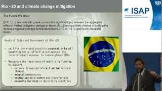 ISAP2012: # 02:全体会合1: 持続可能な開発に向けたグリーン経済