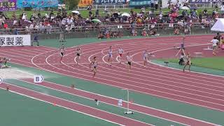 女子400m予選3組　沖縄インターハイR01