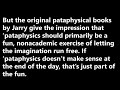 pataphysics explained in 2 minutes