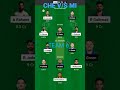 Chennai vs Mumbai Dream11 team || MI V/S CHE Teams 11 prediction || IPL 2023 || che vs mi dream 11