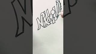 draw name of Nikhil🫀shorts