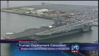 USS Truman deployment delayed