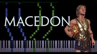 Civilization 6  - Macedon Theme - Piano Cover - Tino Mori - Industrial -Synthesia