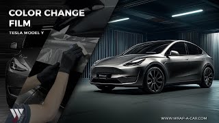 ฟิล์มเปลี่ยนสีรถยนต์ / TECKWRAP COLOR CHANGE FILM FOR TESLA MODEL Y