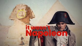 Why did napoleon shoot the sphinx