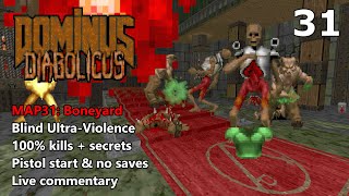 Doom II: Dominus Diabolicus - MAP31: Boneyard - Blind Ultra-Violence 100%