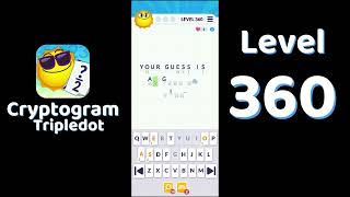 Cryptogram Tripledot Level 360 Answer | SolutionGuruji