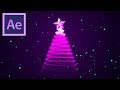 Christmas Tree Animation in After Effects - After Effects Tutorial - Easy Method