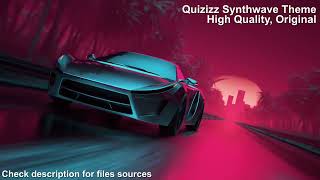 Quizizz Synthwave Theme Original, High Quality