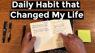 DAILY HABIT THAT CHANGED MY LIFE | Journal Flip Through
