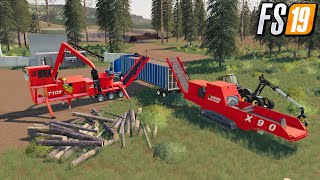 FS19 BEST WOODCHIPPER PACK YUKON RIVER VALLEY MAP FARMING SIMULATOR 19 MINING GAMEPLAY