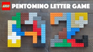 DIY Pentominoes puzzle game made of Lego How to make pentomino by yourself