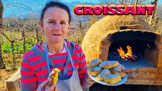 **Traditional Albanian Food: Indulge in Delicious, Flaky Croissants Made with This Simple Recipe! 🥐🔥