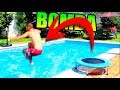 CREAMOS UN TSUNAMI EN LA PISCINA !! EL MEJOR SALTO SALPICANDO EN LA PISCINA Makiman CREAMOS UN TSUNAMI EN LA PISCINA !! EL MEJOR SALTO SALPICANDO EN LA PISCINA Makiman