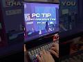 PC tip that can save you - Part 40  #windows #tech #techtips