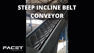 Steep Incline Belt Conveyor