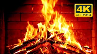 🔥 Cozy Fireplace 4K (12 HOURS). Fireplace with Crackling Fire Sounds. Fireplace