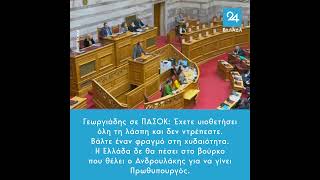 Γεωργιάδης σε ΠΑΣΟΚ: Έχετε υιοθετήσει όλη τη λάσπη και δεν ντρέπεστε