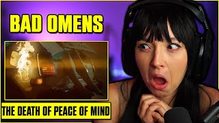 BAD OMENS - The Death Of Peace Of Mind | FIRST TIME REACTION