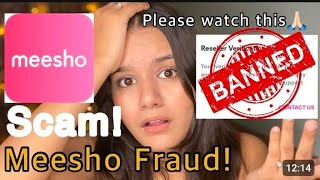 Meesho Scam || Ye Saba Kabhi Mat Kridana 😡😡|| Bahut Bada Fraud ||