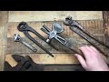 Rare bahco 41 axe hatchet tool haul and massive bahco 86 24 inch wrench Plus blacksmithing Tools