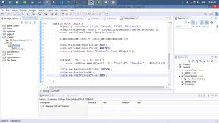 jTable Header Background, Font, Alignment & Text color [with source code]