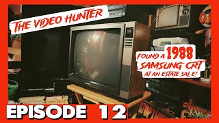 BOUGHT THIS 1988 SAMSUNG CRT AT AN ESTATE SALE! | The Video Hunter (Episode 12)