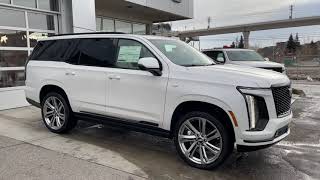 White 2025 Cadillac Escalade Sport PlatinumCalgary AB - Wolfe Auto Group | Stock Number: YS145252