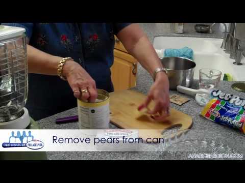 How to make pear mousse by Ana Richardson How to make pear mousse by Ana Richardson